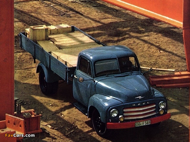Opel Blitz 1.75t Pritschenwagen 1952–60 photos (640 x 480)