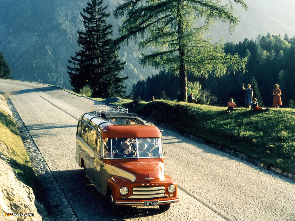 Opel Blitz 1.75t Omnibus by Kässbohrer 1952–60 pictures (1024 x 768)
