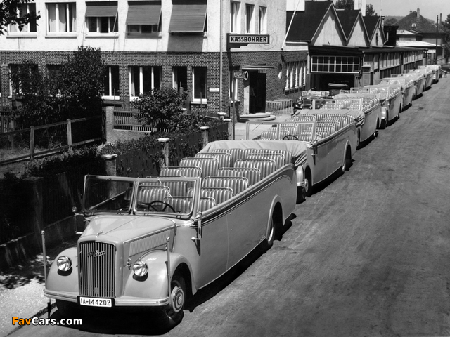 Opel Blitz 3.6-47NR Ausflugsbus by Kässbohrer 1938 wallpapers (640 x 480)
