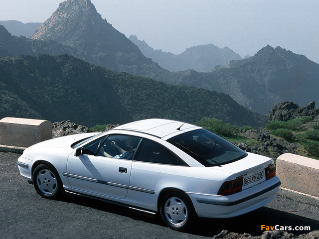 Images of Opel Calibra 2.0i 1990–97 (640 x 480)