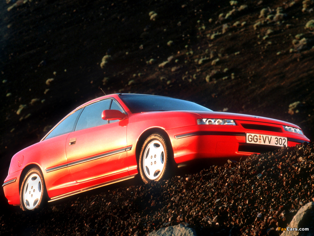 Opel Calibra 2.0i 16V 1990–97 images (1024 x 768)