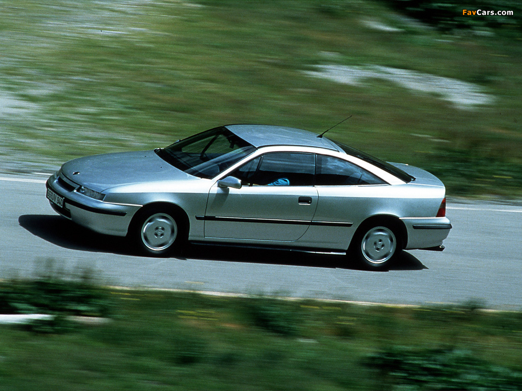 Opel Calibra 2.0i 16V 1990–97 images (1024 x 768)