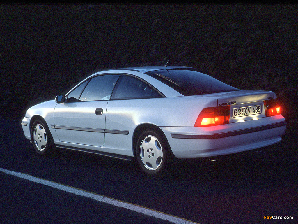 Opel Calibra 2.0i 1990–97 images (1024 x 768)