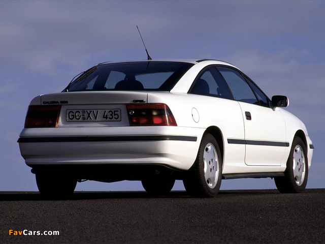 Opel Calibra 2.0i 1990–97 images (640 x 480)