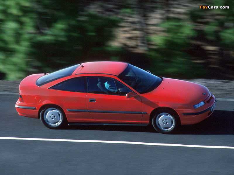 Opel Calibra 2.0i 16V 1990–97 photos (800 x 600)