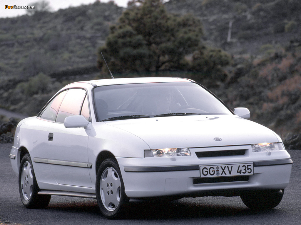 Opel Calibra 2.0i 1990–97 pictures (1024 x 768)