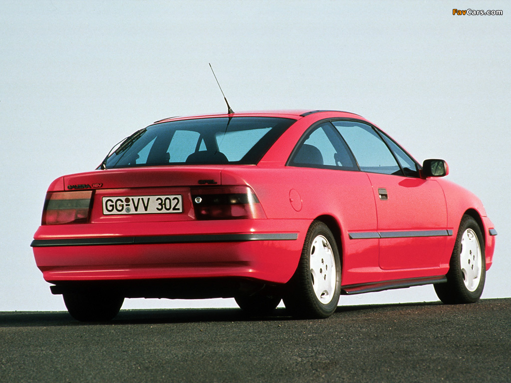 Photos of Opel Calibra 2.0i 16V 1990–97 (1024 x 768)
