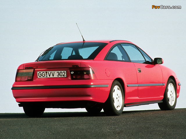 Photos of Opel Calibra 2.0i 16V 1990–97 (640 x 480)