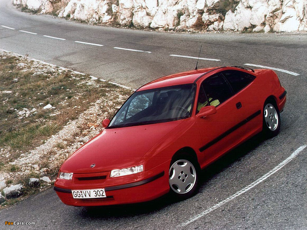 Photos of Opel Calibra 2.0i 16V 1990–97 (1024 x 768)