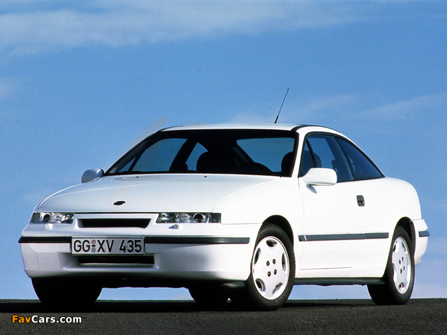 Photos of Opel Calibra 2.0i 1990–97 (640 x 480)