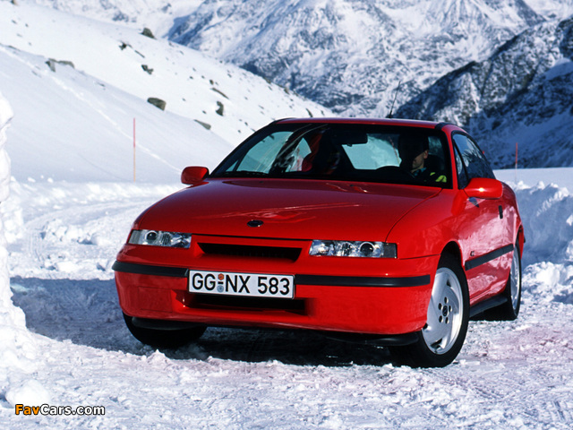 Photos of Opel Calibra Turbo 4x4 1992–97 (640 x 480)
