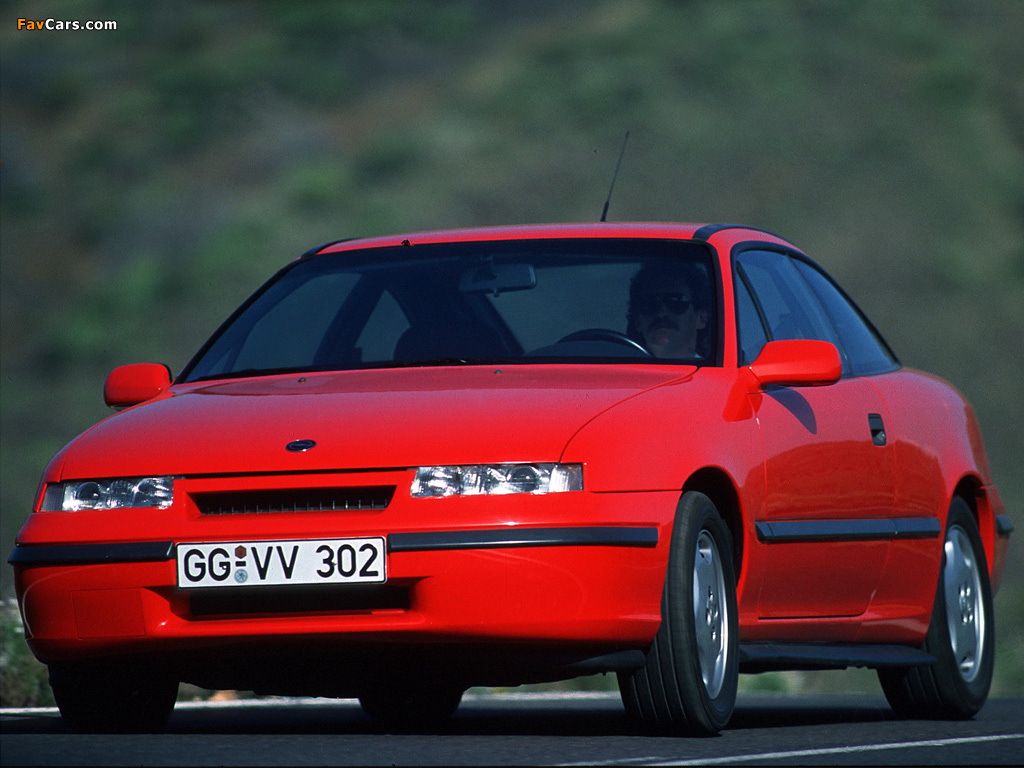 Pictures of Opel Calibra 2.0i 16V 1990–97 (1024 x 768)