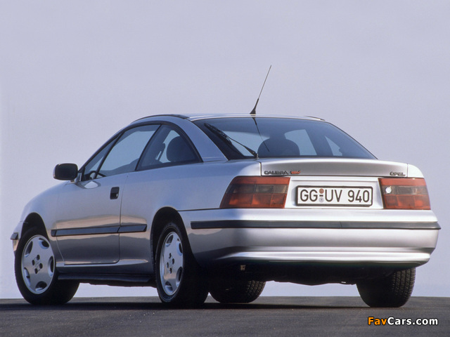 Opel Calibra 2.0i 16V 1990–97 wallpapers (640 x 480)