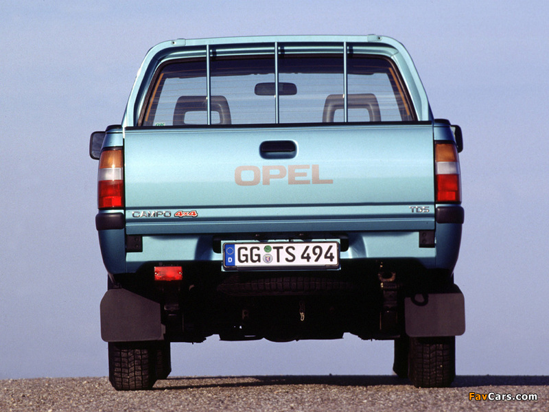 Photos of Opel Campo Sports Cab 1992–2001 (800 x 600)