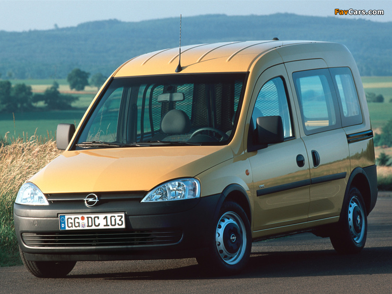 Opel Combo Combi (C) 2001–05 pictures (800 x 600)