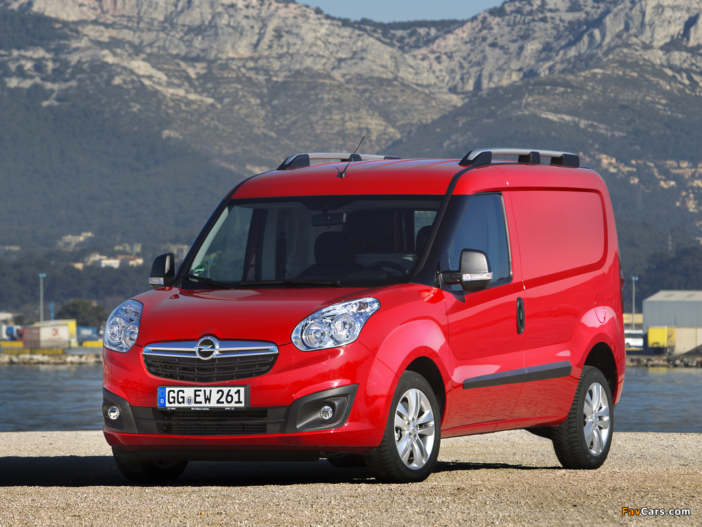 Opel Combo SWB Cargo (D) 2011 wallpapers (1024 x 768)