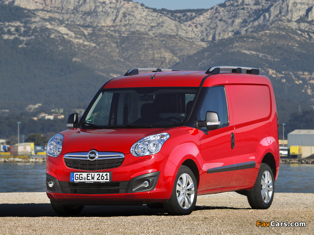 Opel Combo SWB Cargo (D) 2011 wallpapers (640 x 480)