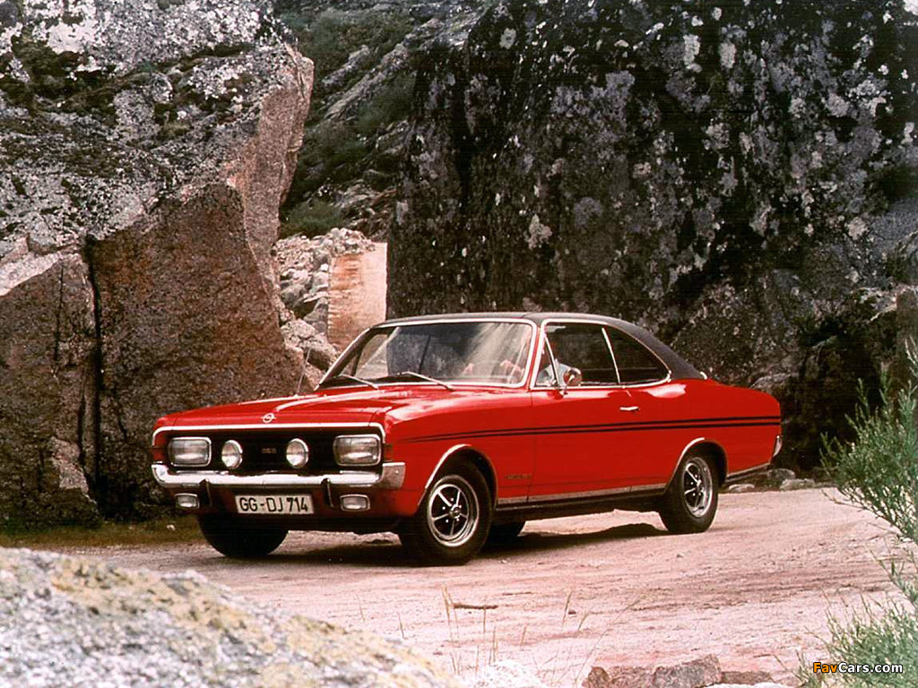 Opel Commodore GS/E Coupe (A) 1967–71 photos (1024 x 768)