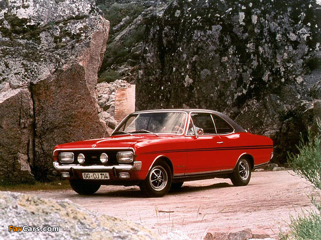 Opel Commodore GS/E Coupe (A) 1967–71 photos (640 x 480)