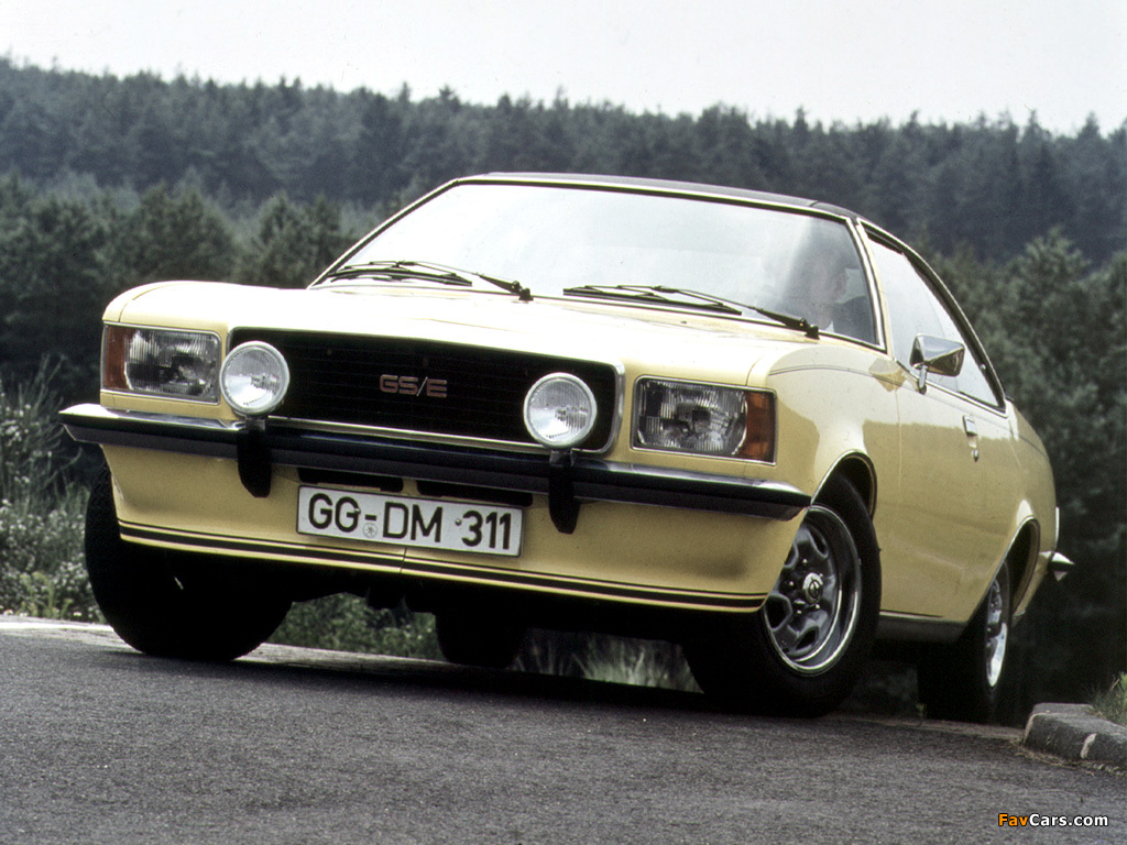 Opel Commodore GS/E Coupe (B) 1972–77 wallpapers (1024 x 768)