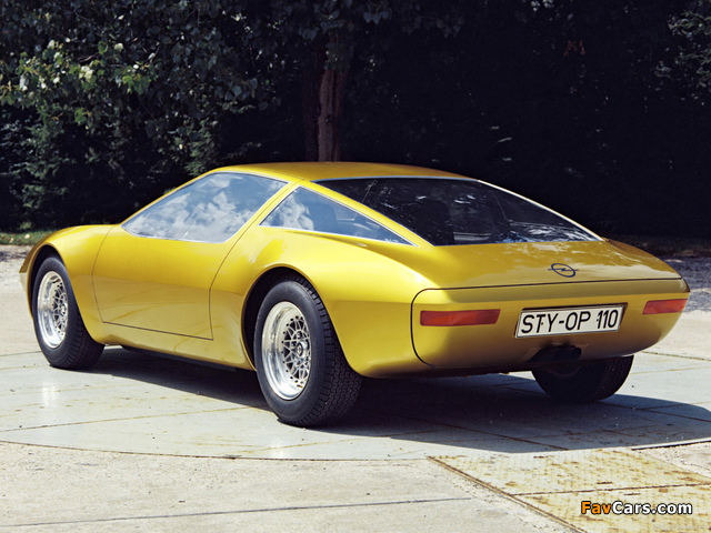 Opel GT/W Geneve Concept 1975 photos (640 x 480)