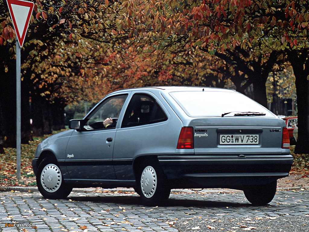 Opel Kadett Impuls I (E) 1991 images (1024 x 768)