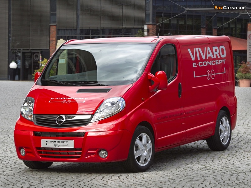 Opel Vivaro e-Concept 2010 images (800 x 600)