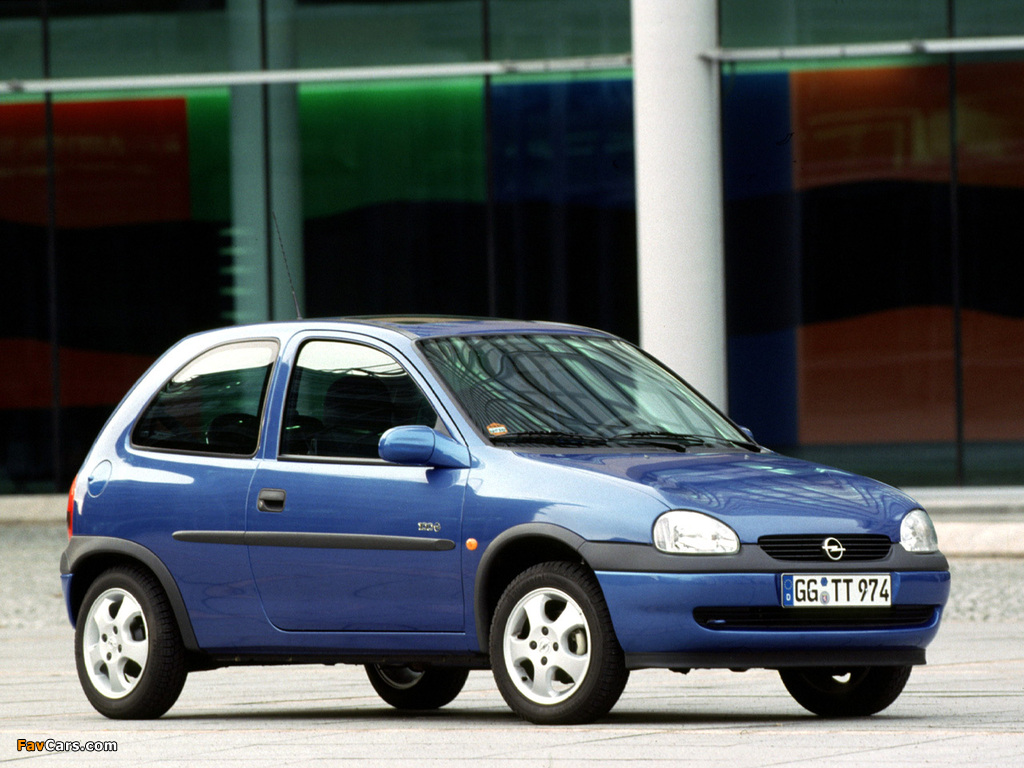 Images of Opel Corsa 3-door (B) 1997–2000 (1024 x 768)