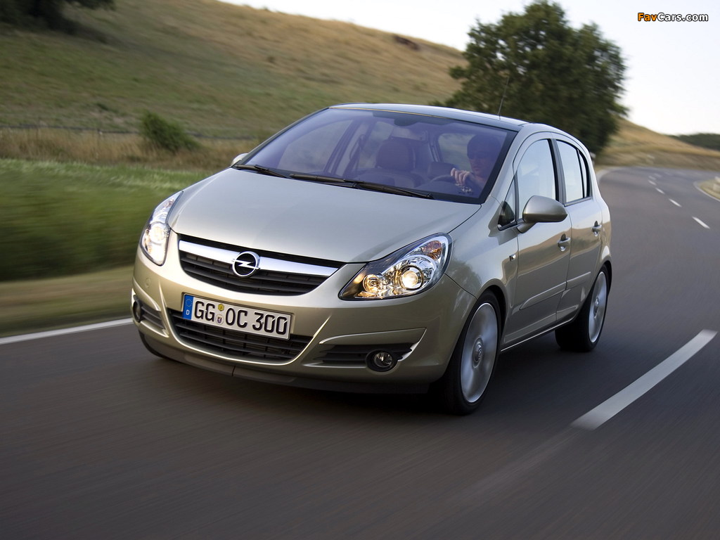 Images of Opel Corsa 5-door (D) 2006–09 (1024 x 768)