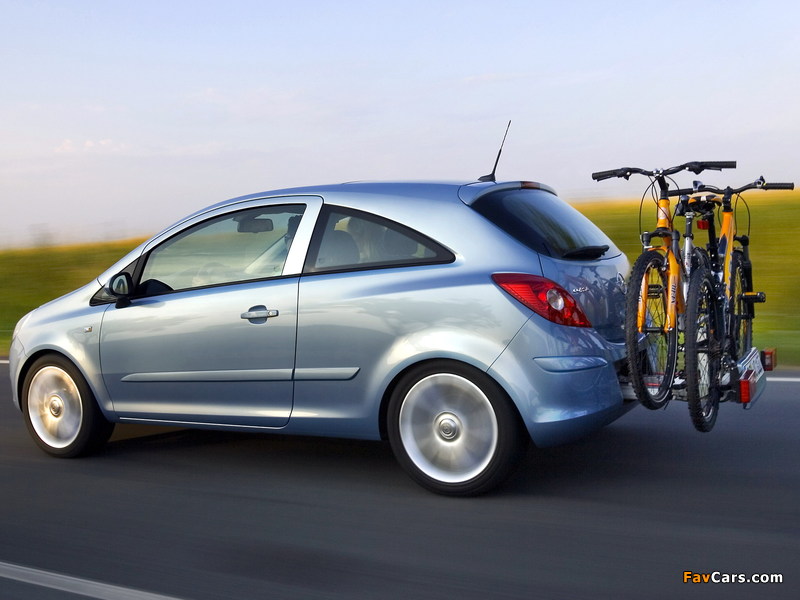 Images of Opel Corsa 3-door (D) 2006–09 (800 x 600)