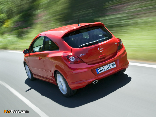 Images of Opel Corsa GSi (D) 2008–10 (640 x 480)