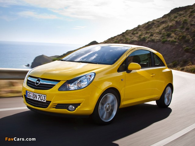 Images of Opel Corsa 3-door (D) 2009–10 (640 x 480)