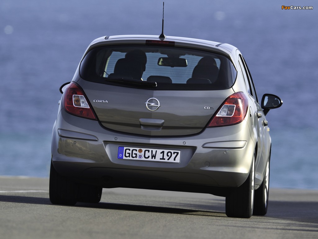Images of Opel Corsa 5-door (D) 2010 (1024 x 768)