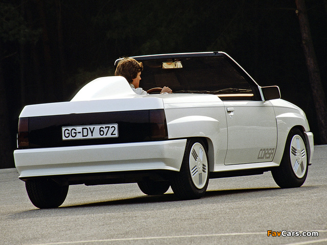 Opel Corsa Spider Concept 1982 images (640 x 480)