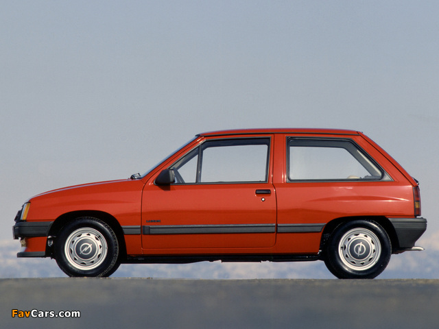 Opel Corsa 3-door (A) 1982–90 photos (640 x 480)