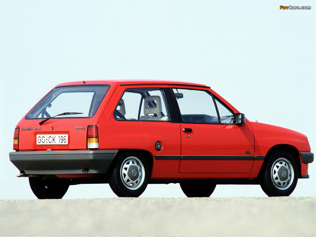 Opel Corsa 3-door (A) 1982–90 photos (1024 x 768)