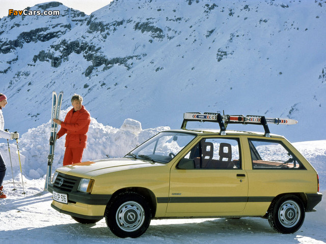 Opel Corsa 3-door (A) 1982–90 photos (640 x 480)