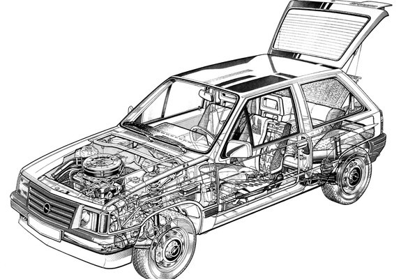 Opel Corsa 3-door (A) 1982–90 wallpapers
