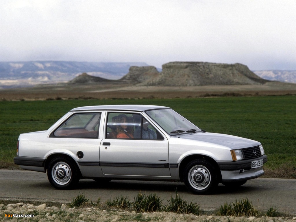 Opel Corsa TR 2-door (A) 1983–85 pictures (1024 x 768)