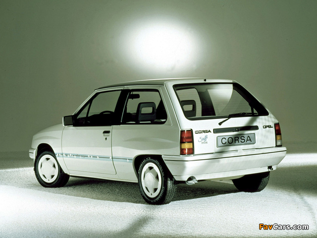 Opel Corsa Steffi Graf Special (A) 1986–89 images (640 x 480)