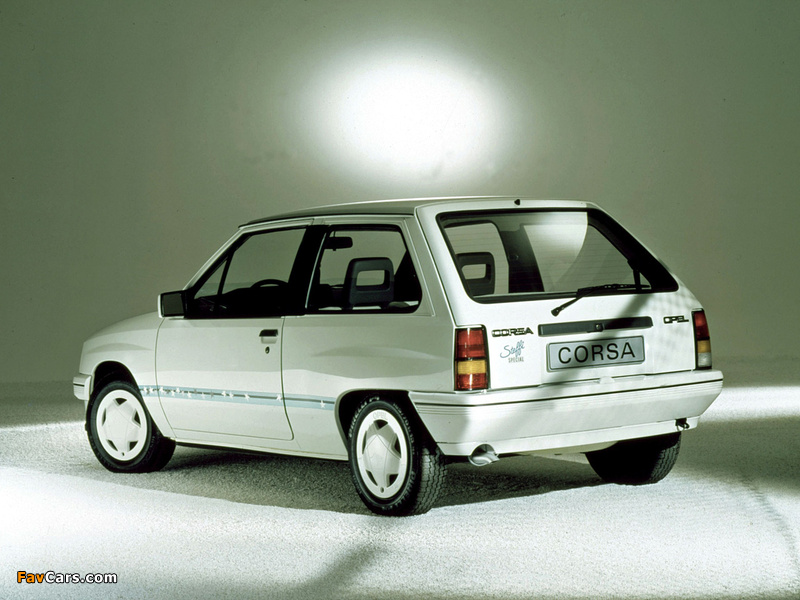Opel Corsa Steffi Graf Special (A) 1986–89 images (800 x 600)