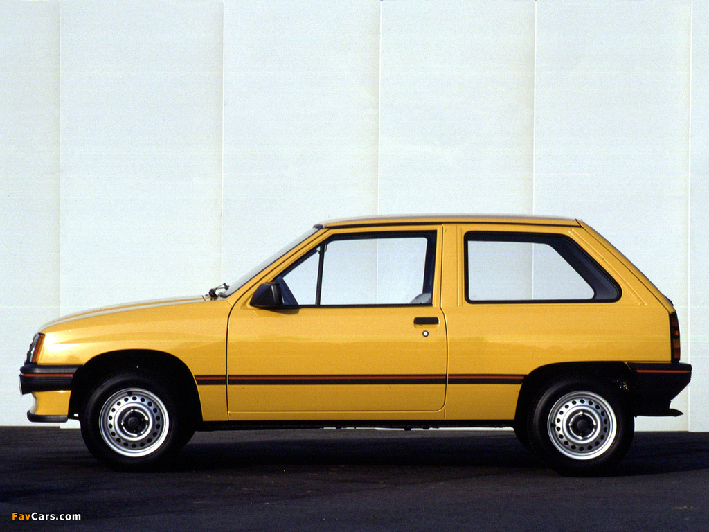 Opel Corsa 3-door (A) 1987–90 wallpapers (1024 x 768)