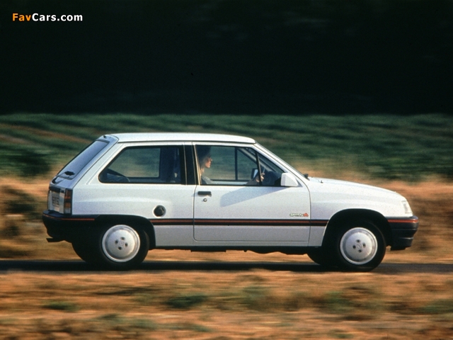 Opel Corsa 3-door (A) 1990–93 photos (640 x 480)