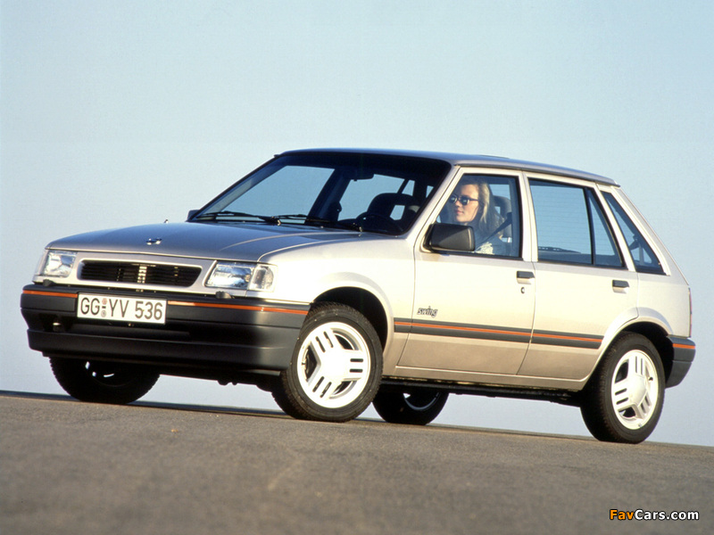 Opel Corsa 5-door (A) 1990–93 pictures (800 x 600)
