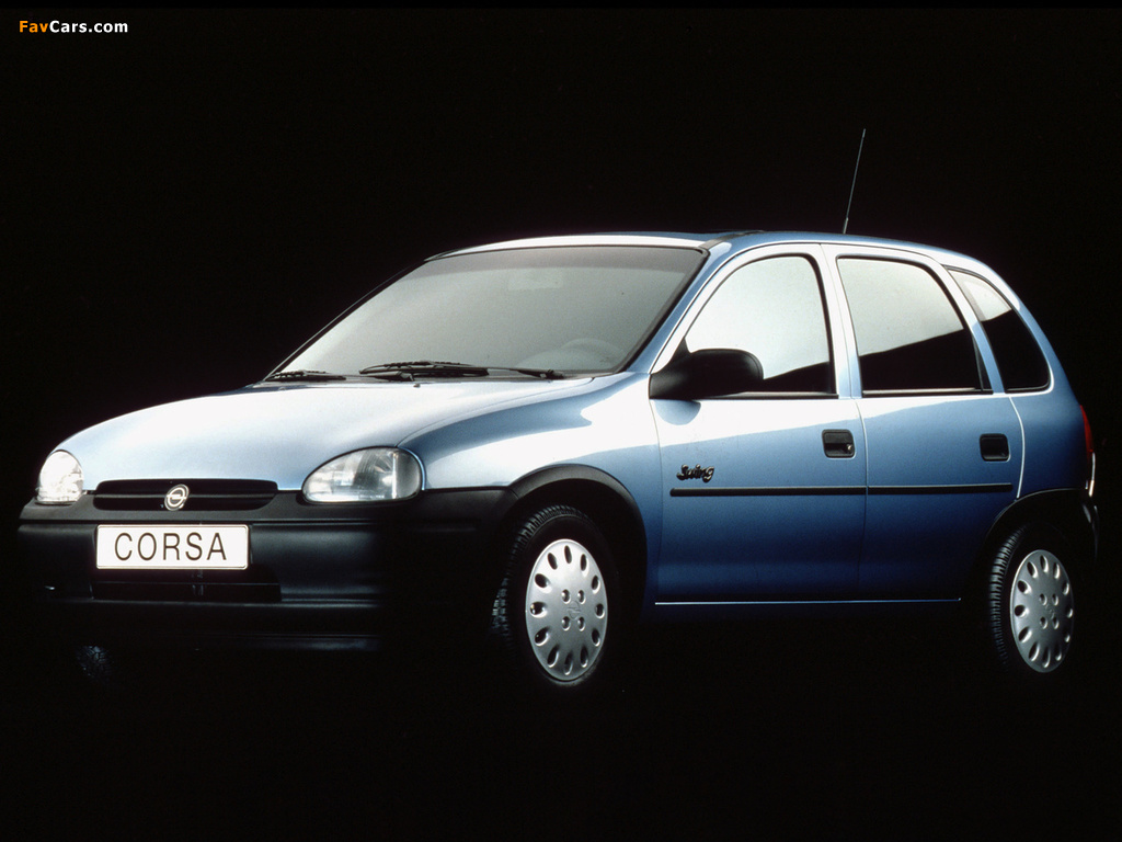 Opel Corsa 5-door (B) 1993–97 pictures (1024 x 768)