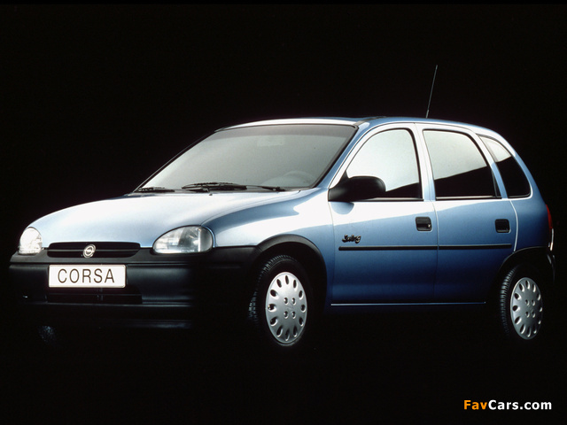 Opel Corsa 5-door (B) 1993–97 pictures (640 x 480)
