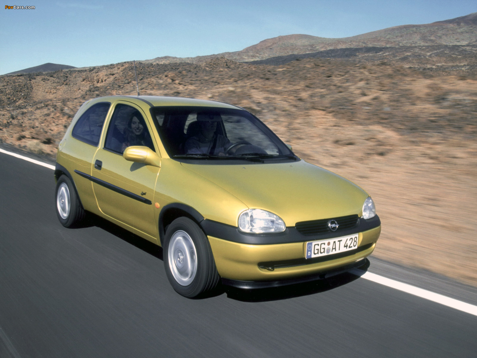 Opel Corsa 3-door (B) 1997–2000 images (1600 x 1200)