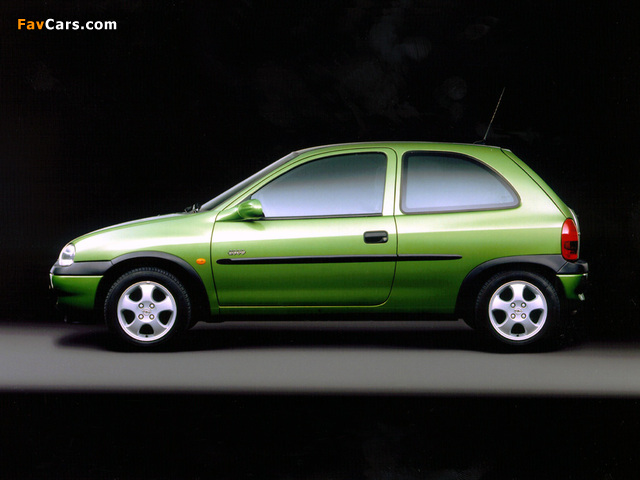 Opel Corsa 3-door (B) 1997–2000 photos (640 x 480)