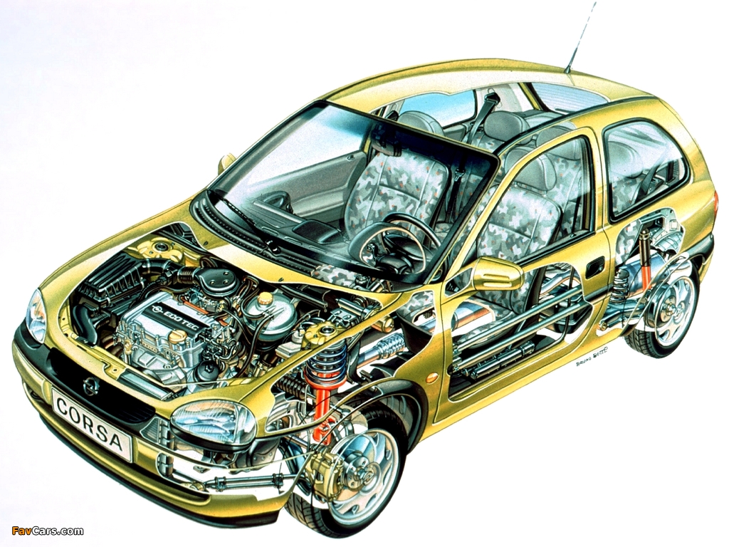 Opel Corsa 3-door (B) 1997–2000 pictures (1024 x 768)