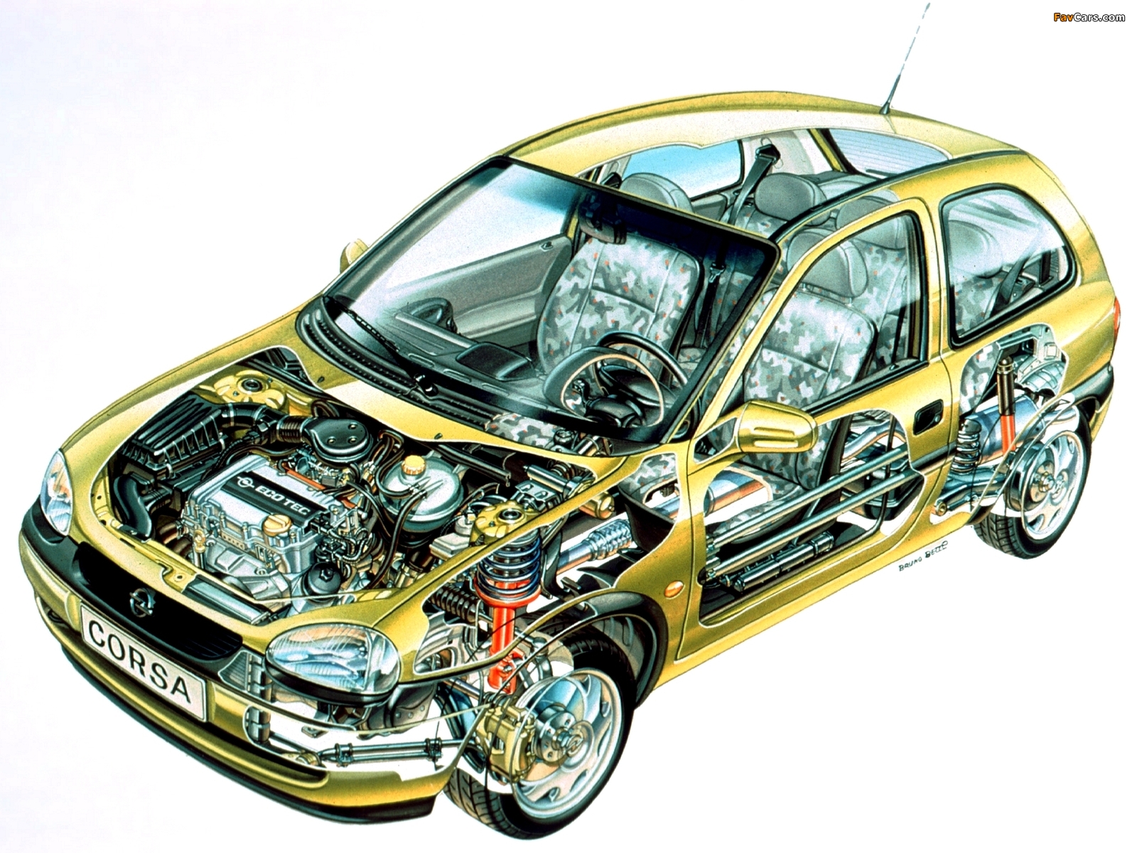 Opel Corsa 3-door (B) 1997–2000 pictures (1600 x 1200)